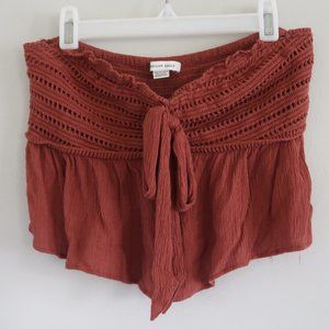 AE Eyelet Tie Front Tube Top